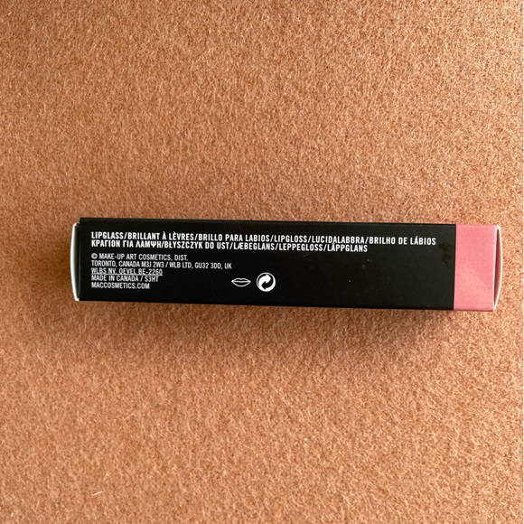 MAC NYMPHETTE FULL SIZE LIPGLASS LIPGLOSS - (SUNNY GOLDEN PINK) - Picture 10 of 11